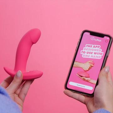 EasyToys Ivy Vibromasseur Portable Avec App 12 cm