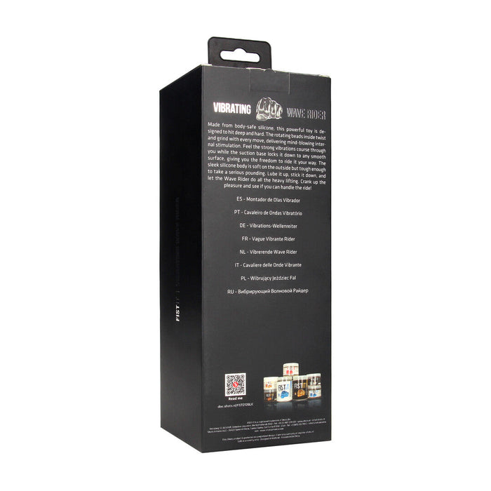 Fist It Vibrateur Anal Rotatif Avec Ventouse Noir