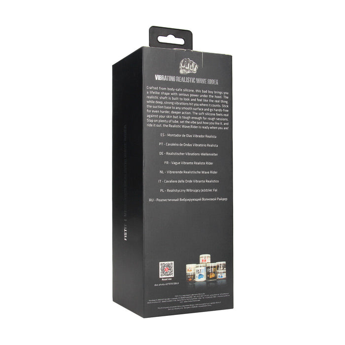 Fist It Vibrateur Anal Réaliste Avec Ventouse Noir