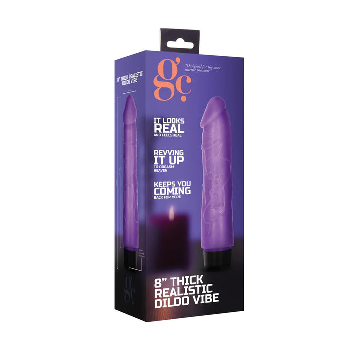 GC Vibromasseur Réaliste Violet 20 cm