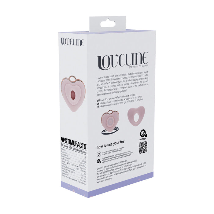 Loveline Luvie Vibromasseur 2-En-1 En Forme De Cœur À Air Pulsé