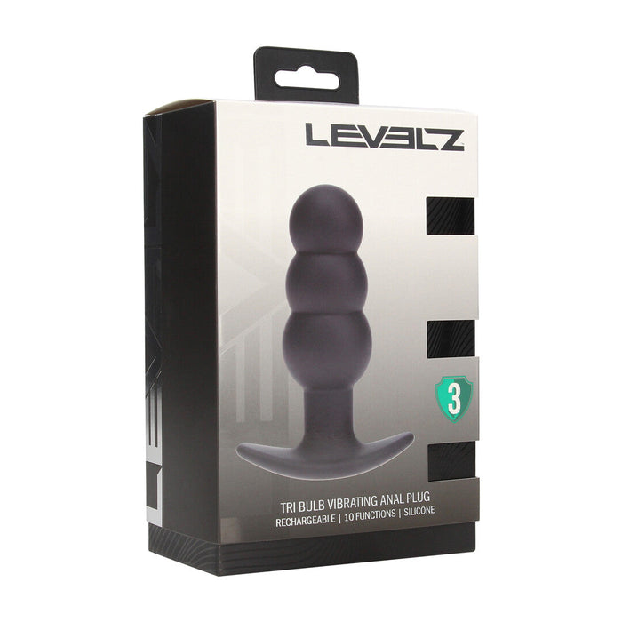 Levelz Tri Bulb Plug Anal Vibrant 11 cm