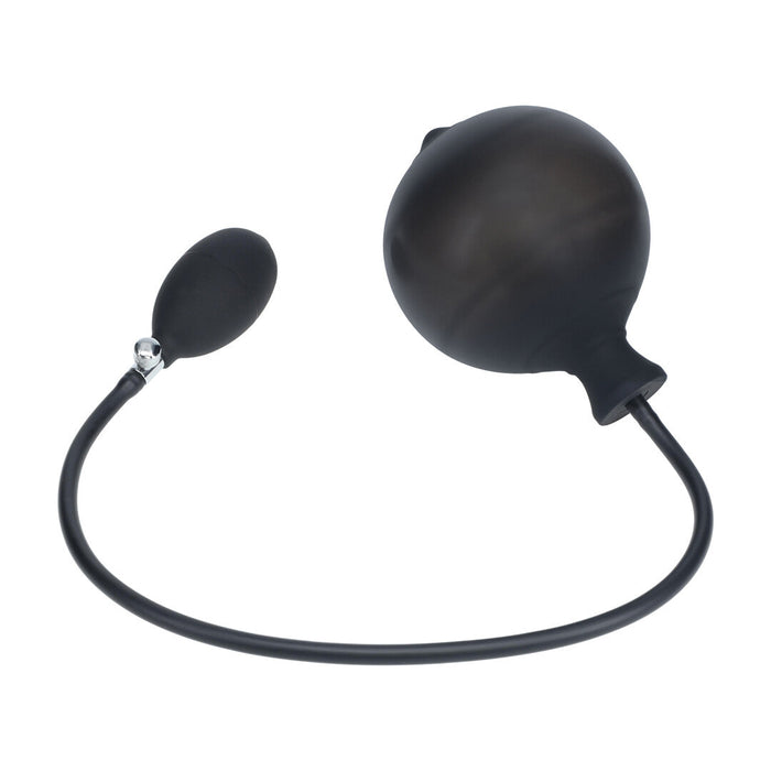 Levelz Ribbed Anal Plug Gonflable 12 cm