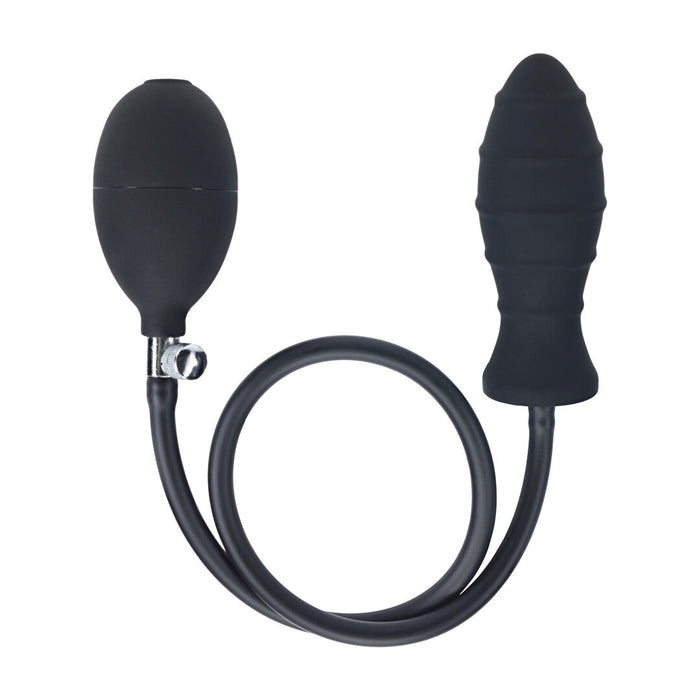 Levelz Ribbed Anal Plug Gonflable 12 cm
