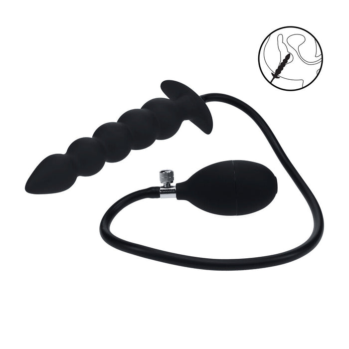 Levelz Beaded Anal Plug Gonflable 21 cm