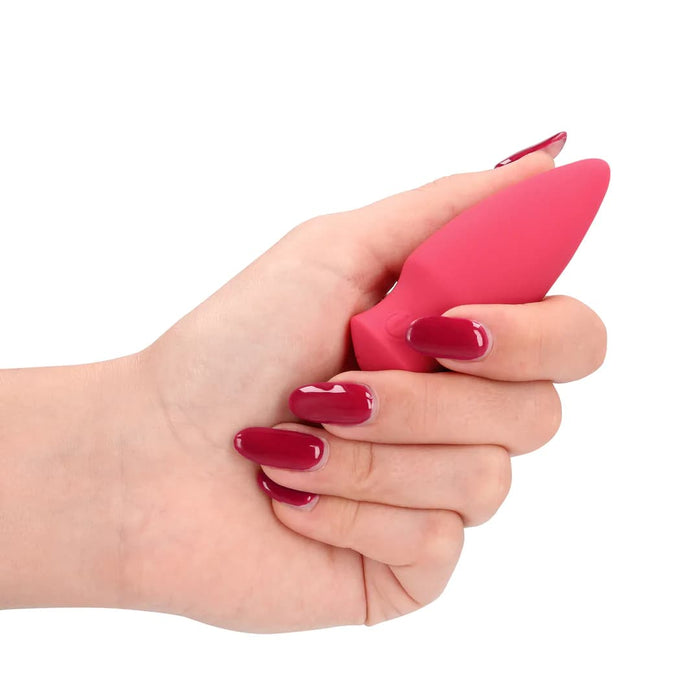 Loveline Cone Shaped Vibromasseur Mini Blushing Red 7 cm