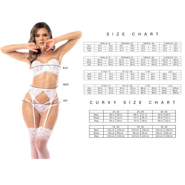 Mapalé Rock Star Ensemble Bralette Noir Brillant