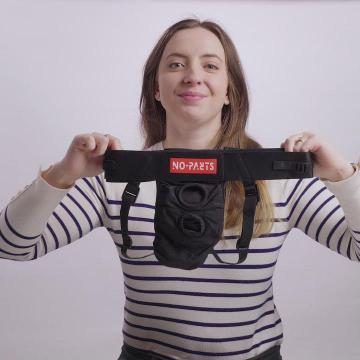 No-Parts Taylor Harnais Réglable Pour Gode Ceinture Avec Double Anneau
