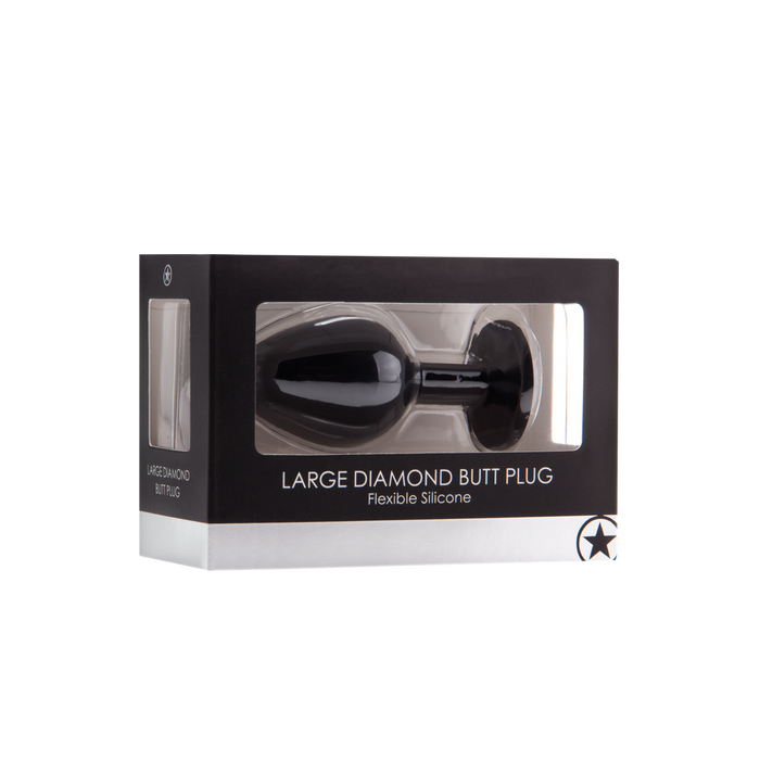 Ouch! Diamond Buttplug Zwart