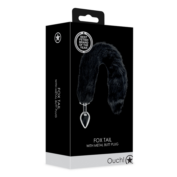 Ouch! Metalen Buttplug Met Lange Staart