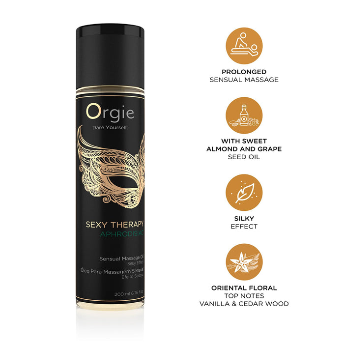 Orgie Tantric Huile de Massage Sensuel Aphrodisiaque 200 ml