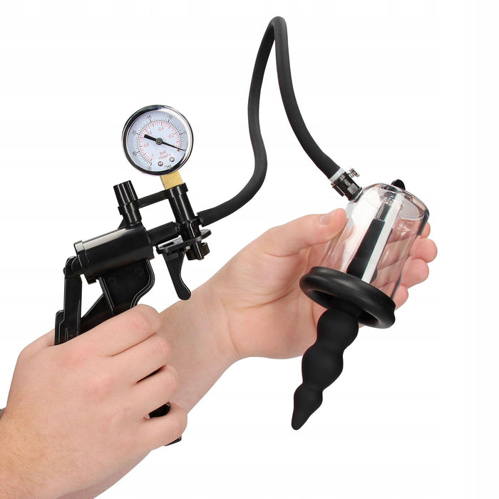 Ouch! Plug Anal Avec Pompe Manuelle 11 cm