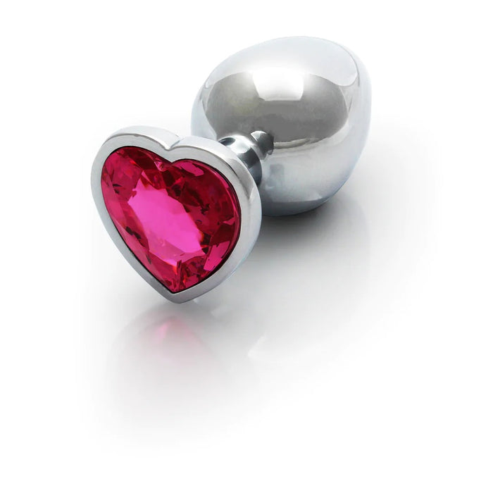 Ouch! Anal Plug En Métal Avec Cœur 7,1 cm