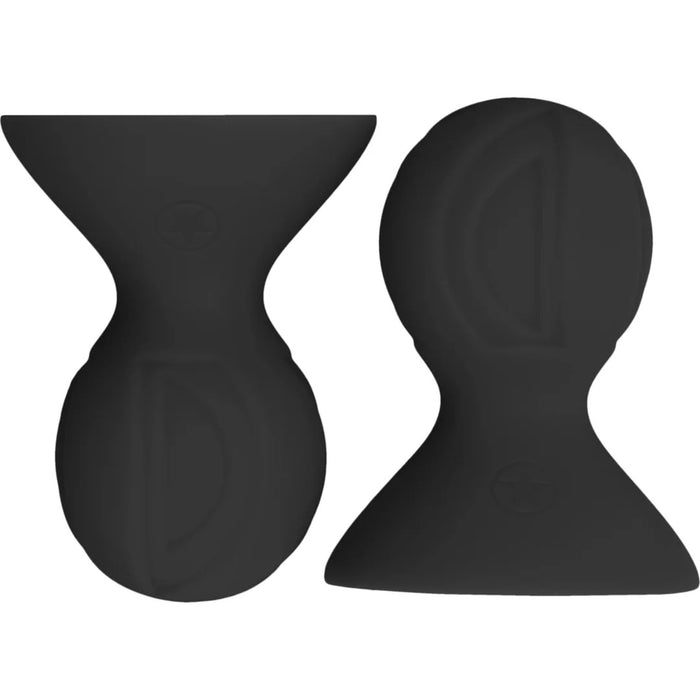 Ouch! Ventouses À Tétons Noires En Silicone