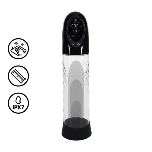 Pumped Cyberpulse Automatic Waterproof Penis Pump Black