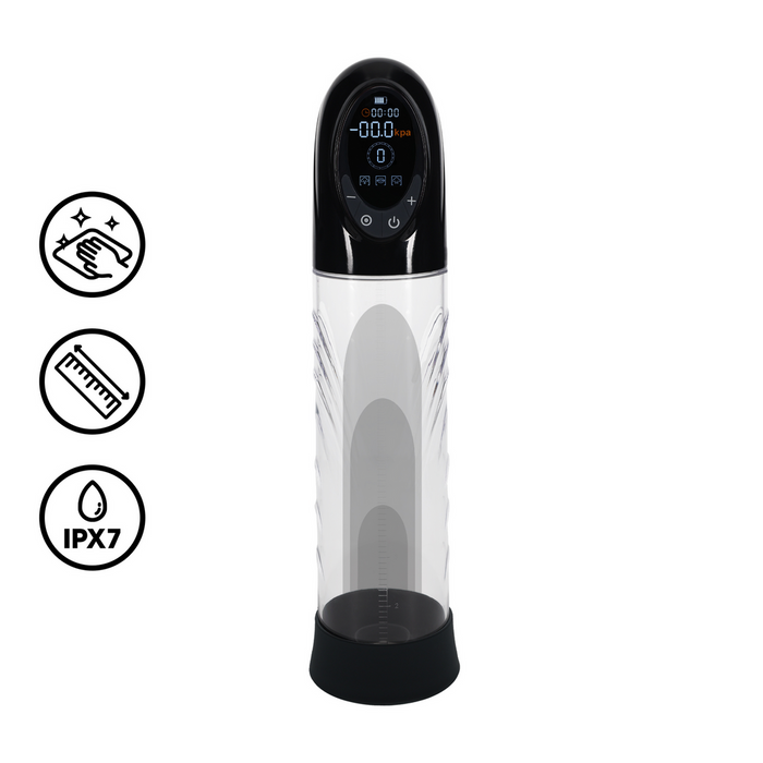Pumped Cyberpulse Automatic Waterproof Penis Pump Black