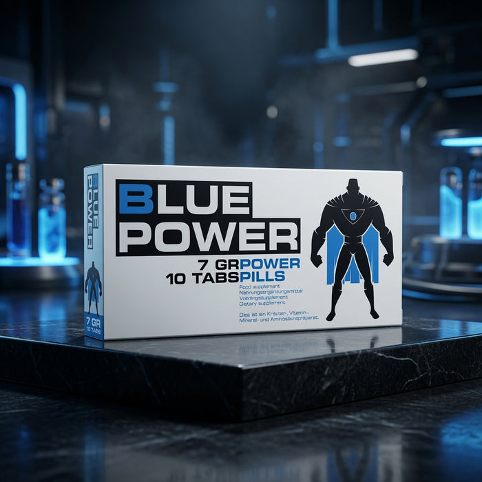 Blue Power Comprimés Naturels Pour l'érection 10 Pièces