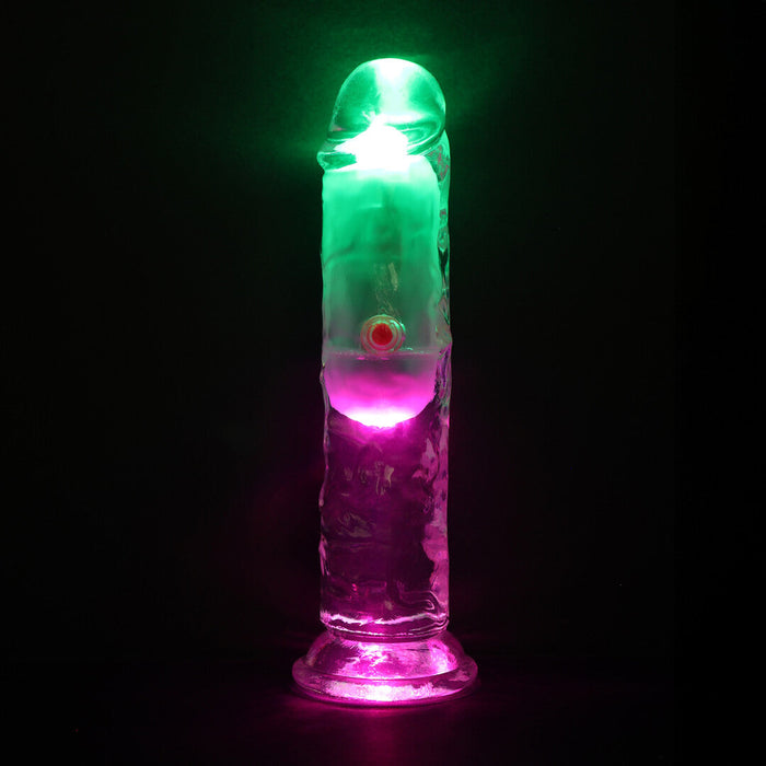 Realrock Led Glow Godemichet Vibrant 15 cm