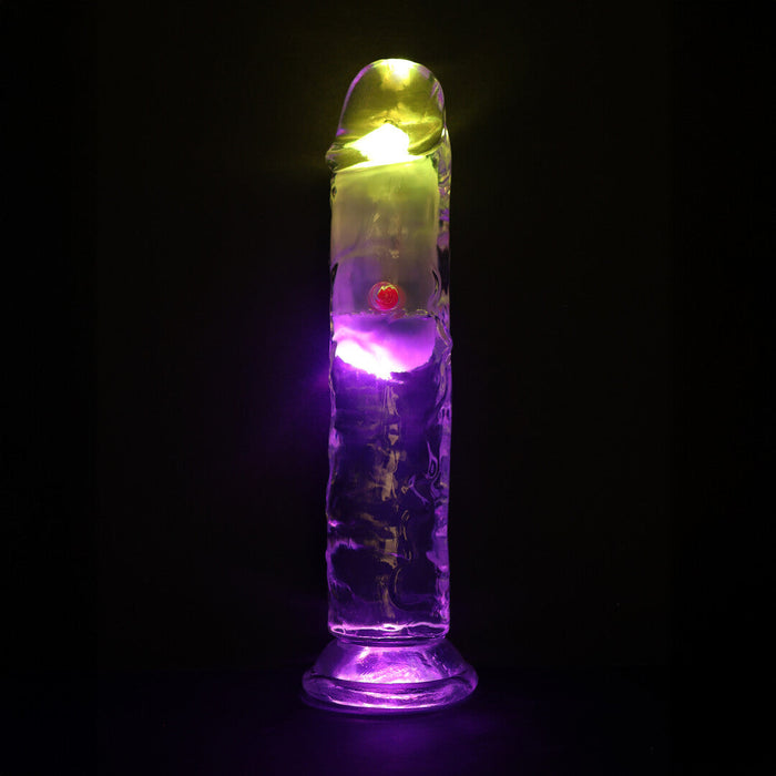 Realrock Led Glow Godemichet Vibrant 18 cm
