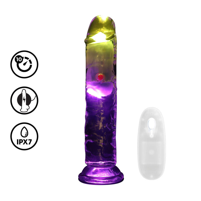 Realrock Led Glow Godemichet Vibrant 18 cm