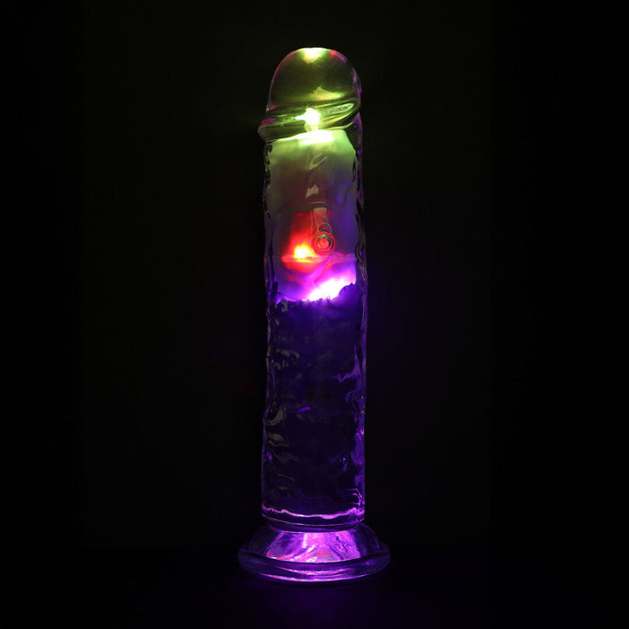 Realrock Led Glow Godemichet Vibrant 20 cm