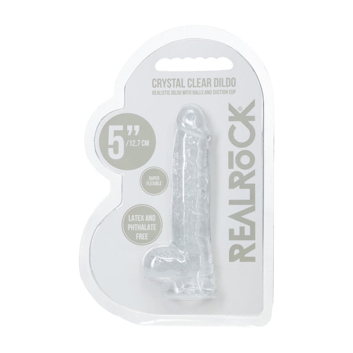 RealRock Dildo Réaliste Avec Testicules, 12,7 cm