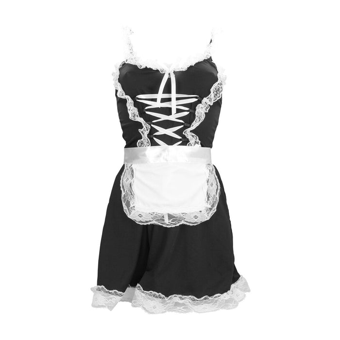 French Maid Costume S/m Black
