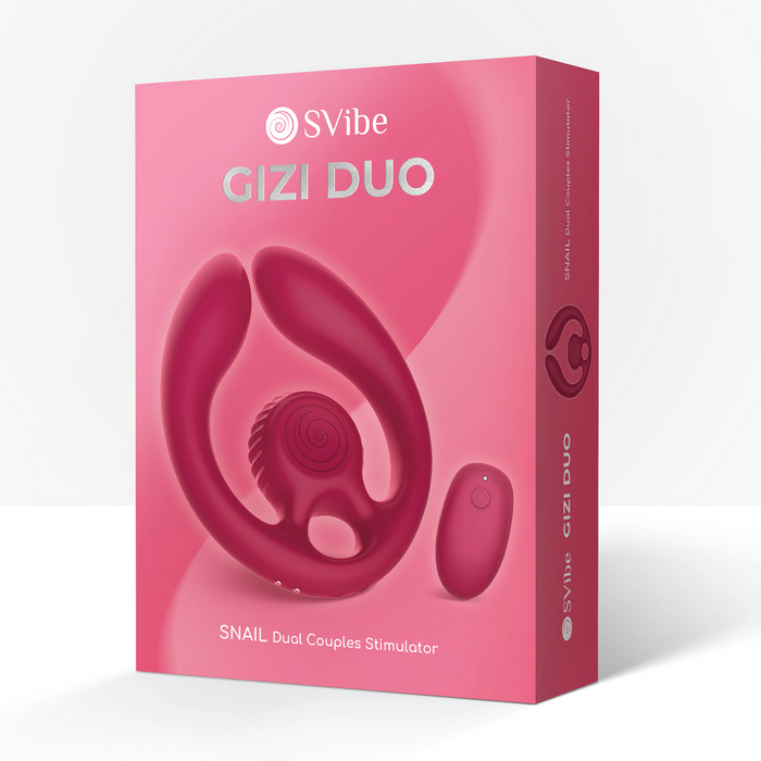 Gizi Duo Estimulador Doble Para Parejas Burdeos