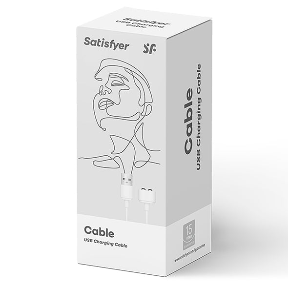 Satisfyer Câble De Charge USB Magnétique Blanc - Erotes.be