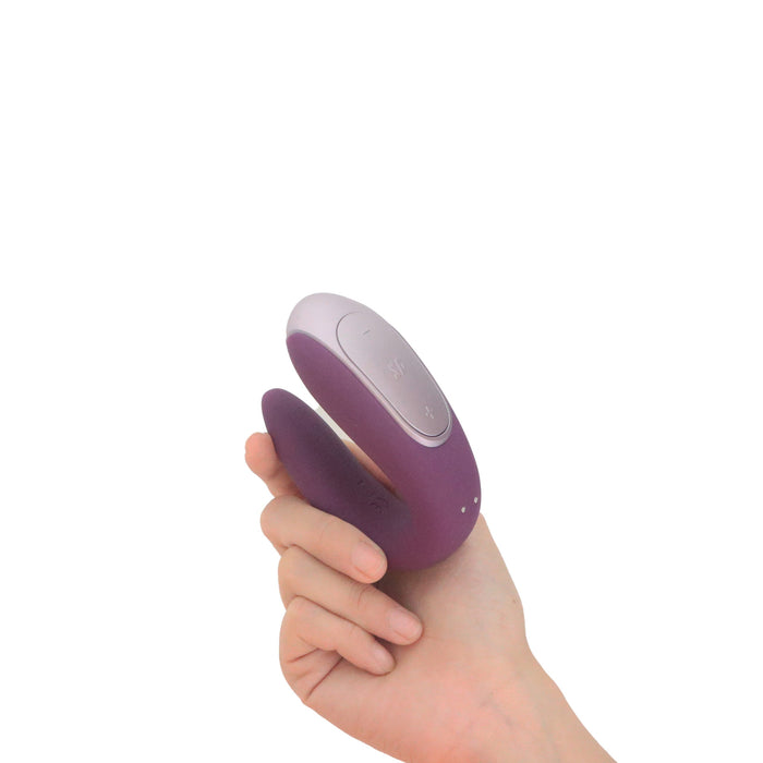 Satisfyer Double Fun Partner Vibromasseur Pour Couples Avec App
