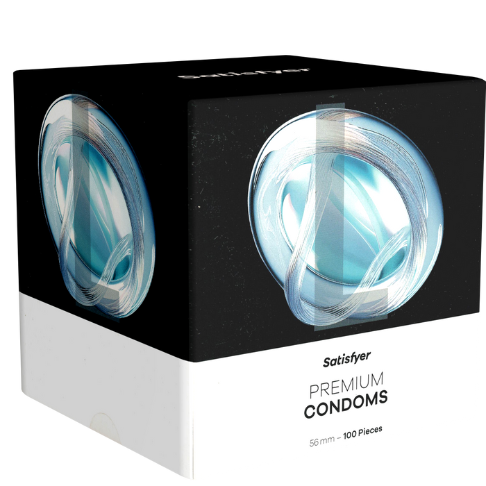 Satisfyer Préservatifs Premium Taille L (57 mm) 100 Pièces