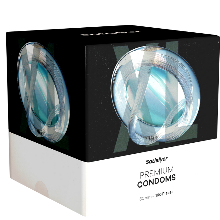Satisfyer Préservatifs Premium Taille XL (60 mm) 100 Pièces