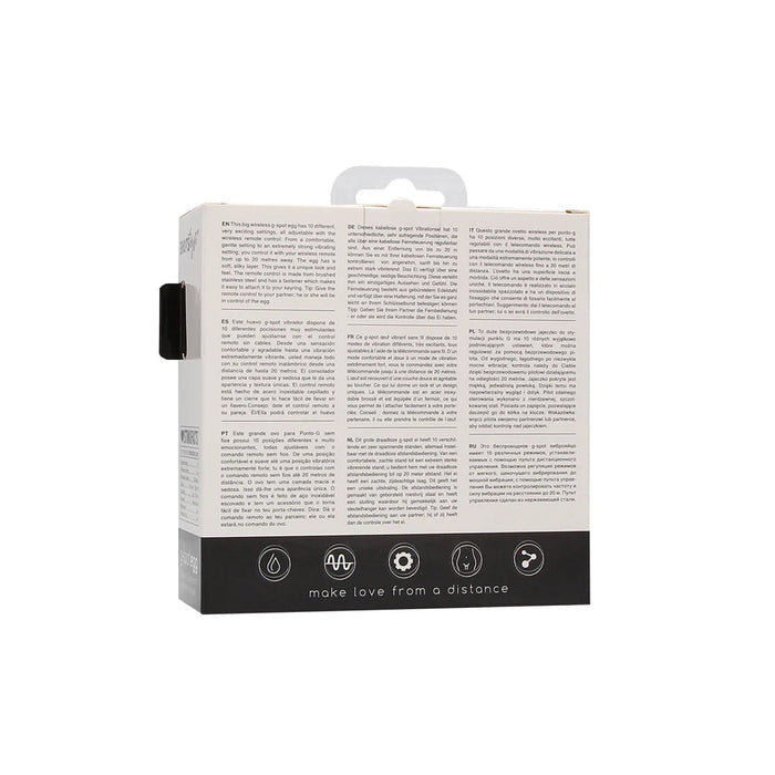 Shots Oeuf Vibrant Point G 8 cm