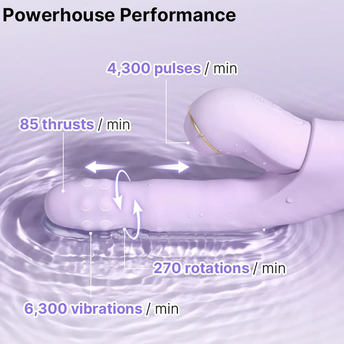 Svakom Duoglow Vibromasseur Vat Et Vient Avec App 19 cm