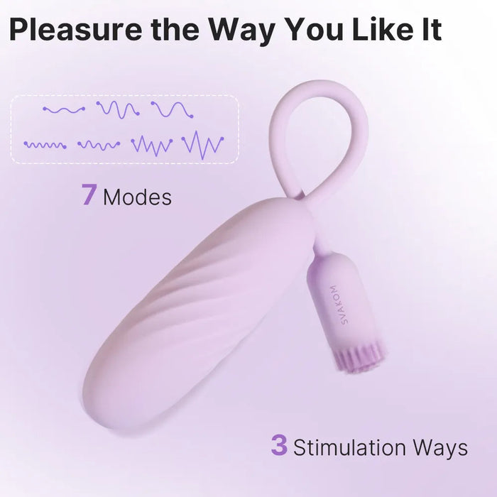 Svakom Plume Vibromasseur à Brosse Flexible Avec App