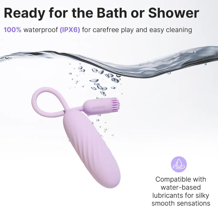 Svakom Plume Vibromasseur à Brosse Flexible Avec App