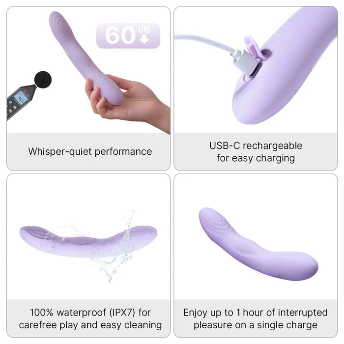 Svakom Selena Vibromasseur Chauffant Point G Avec App 21 cm