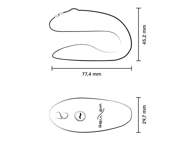 We-Vibe Sync Go Vibrator Voor Koppels Met App