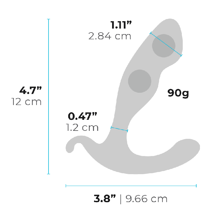 B-Vibe Rocker Stimulateur Prostatique 12 cm