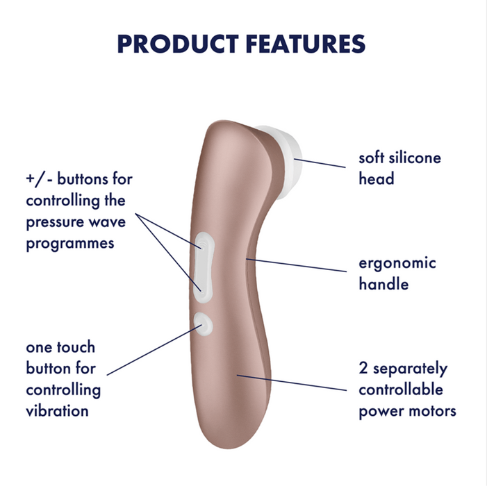 Satisfyer Pro 2 + Luchtdruk Vibrator met extra vibratie Voordeelpakket