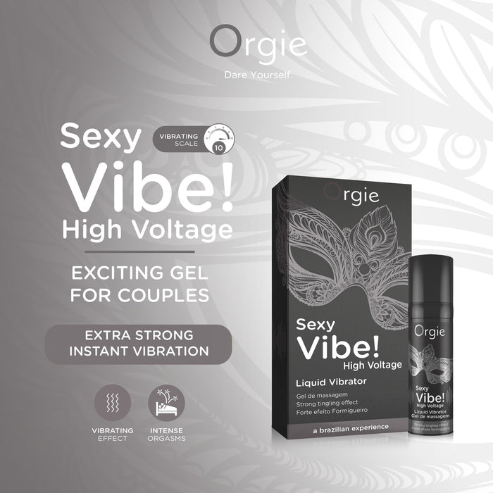 Orgie Sexy Vibe! High Voltage Liquid Vibrator 15 ml - Erotes.fr
