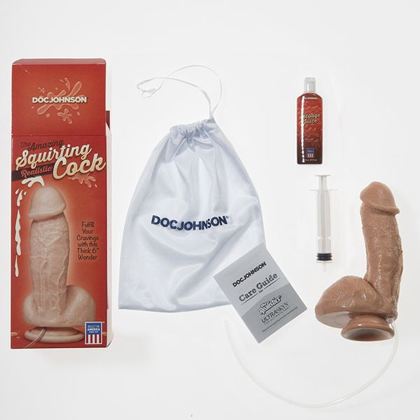 Doc Johnson The Amazing Squirting Realistic Cock 18 Cm