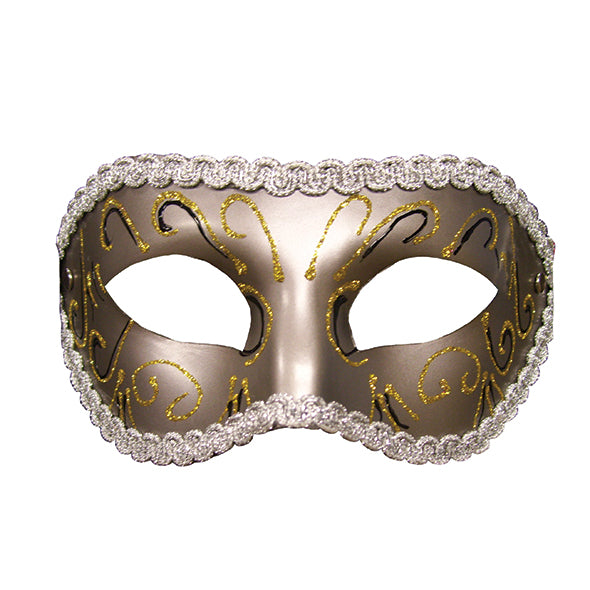 S&M Grey Mascarade Masque