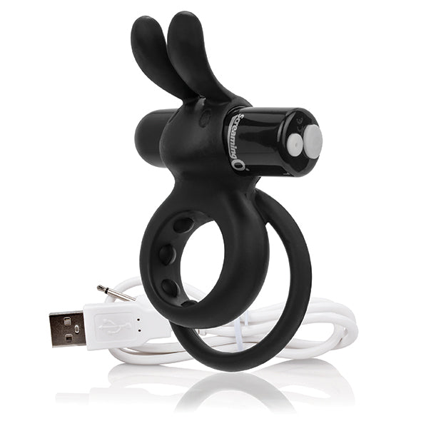 The Screaming O Charged Ohare Rabbit Vibe Anneau De Pénis Vibrant Double Rechargeable