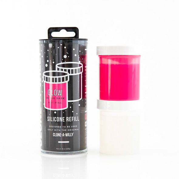 Clone-A-Willy Refill Glow In The Dark Silicone