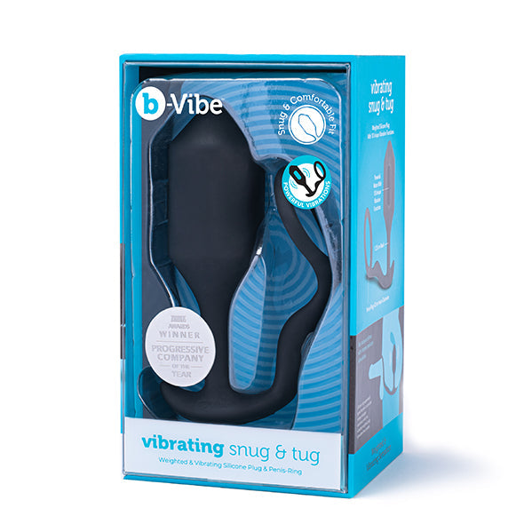 B-Vibe Snug Plug Anal Vibrant & Tug XL - Erotes.fr