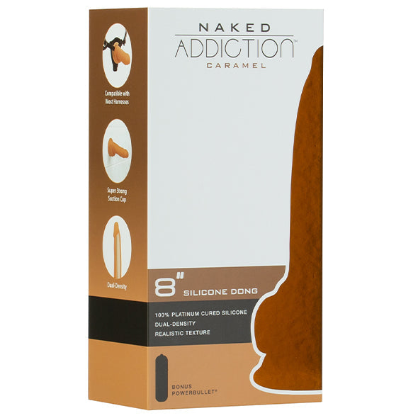 Naked Addiction Dual Density Gode Ventouse 20 cm - Erotes.fr
