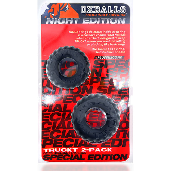 Oxballs Truckt 2-piece Cockring Special Edition Night - Erotes.fr