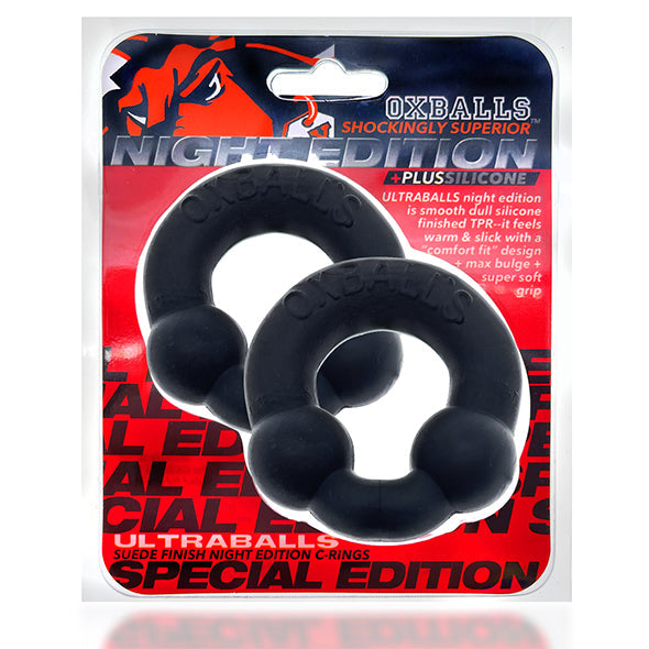 Oxballs Ultraballs 2-pack Cockring Special Edition Night - Erotes.fr