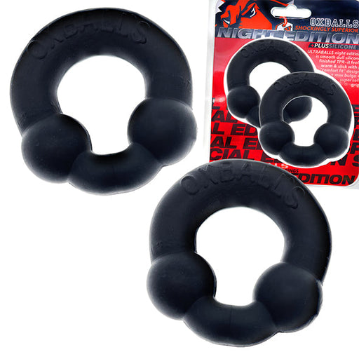 Oxballs Ultraballs 2-pack Cockring Special Edition Night - Erotes.fr